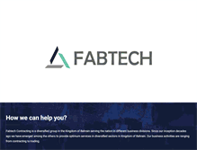 Tablet Screenshot of fabtechbahrain.com